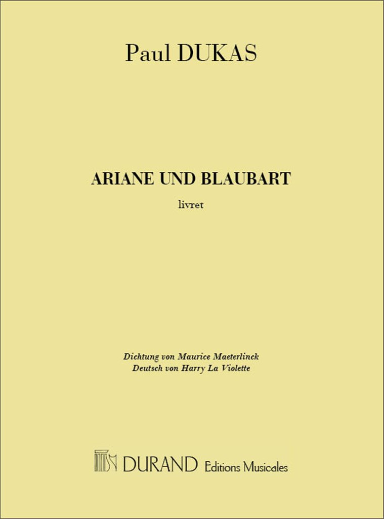 Ariane + Barbe-Bleue Livret